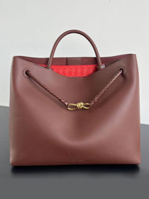 BV original calfskin large andiamo bag 806010 barolo