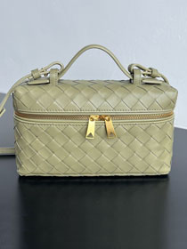 BV original calfskin bang bang vanity case 789109 travertine