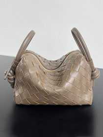 BV original lambskin loop top handle bag 796615 pinecone