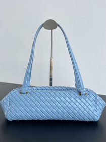 BV original lambskin traveller bag 796258 blue