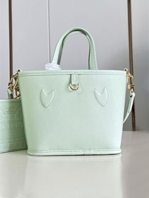 Louis vuitton original calfskin&canvas neverfull Inside out BB M12099 green