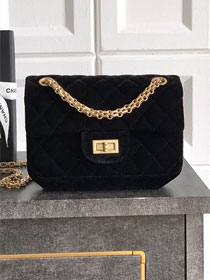 CC original velvet small 2.55 flap bag AS0874 