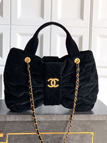 CC original velvet large handbag AS5851 black