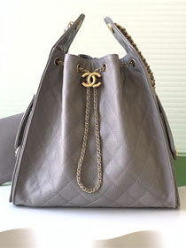 CC original grained calfskin 25 medium handbag AS5311 grey