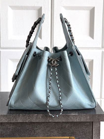 CC original grained calfskin 25 small handbag AS5293 light blue