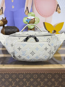 Louis vuitton original calfskin rush bumbag M28619 white