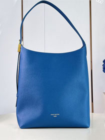 Louis vuitton original calfskin low key hobo bag MM M24856 blue