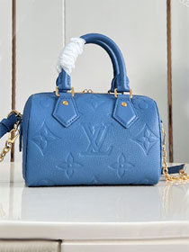 Louis vuitton original calfskin speedy 20 M58953 blue