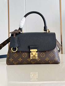 Louis vuitton original calfskin&canvas nmadeleine BB M27511 black