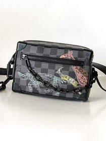 Louis vuitton original canvas mini soft trunk N45278