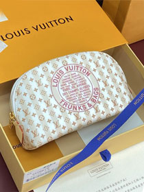 Louis vuitton original canvas pochette cosmetique PM M28679 nude