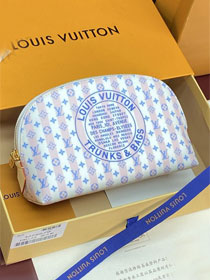 Louis vuitton original canvas pochette cosmetique PM M28679 pink
