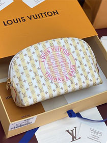Louis vuitton original canvas pochette cosmetique PM M28679 yellow