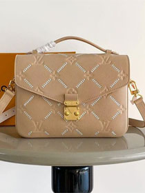 Louis vuitton original calfskin all In MM handbag M28524 hazelnut