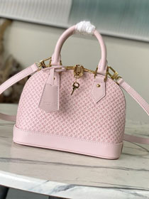 Louis vuitton original calfskin alma BB M29416 light pink