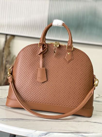 Louis vuitton original calfskin alma MM soft M28517 brown