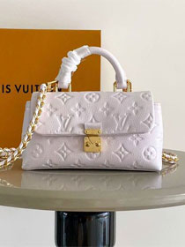 Louis vuitton original calfskin nano madeleine bag M29380 light purple