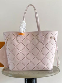 Louis vuitton original calfskin neverfull MM M28527 light pink