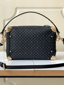 Louis vuitton original calfskin side trunk MM M29431 black