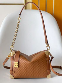 Louis vuitton original calfskin side trunk MM M29431 brown
