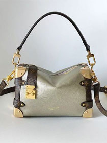 Louis vuitton original canvas side trunk PM M2A265 platinum