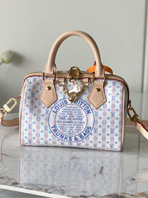 Louis vuitton original coated canvas speedy 20 M28668 light pink