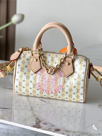 Louis vuitton original coated canvas nano speedy M29030 yellow