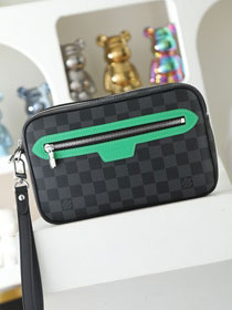 Louis vuitton original damier graphite pochette kasai M14910 