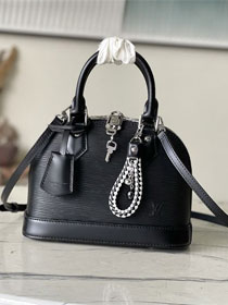 Louis vuitton original epi leather alma BB M29125 black