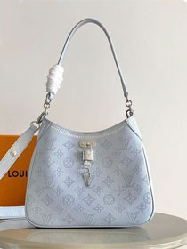 Louis vuitton original mahina leather all around PM bag M28779 blue