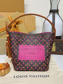 Louis vuitton original monogram canvas all in BB M29075 fuchsia
