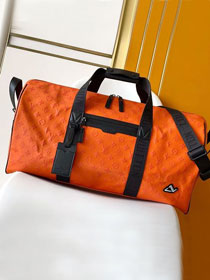 Louis vuitton original monogram storm keepall sport 55 m12724 orange 
