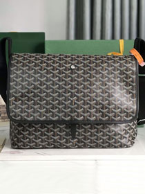 Goyard original canvas capetien MM messenger bag GY0133 black