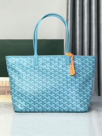 Goyard original canvas artois pm handbag GY0128 sky blue