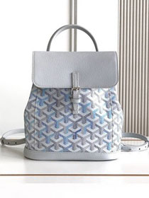 Goyard original canvas alpin mini backpack GY0118 polar blue