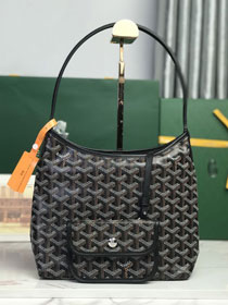 Goyard original canvas hobo boheme mini bag GY0143 black