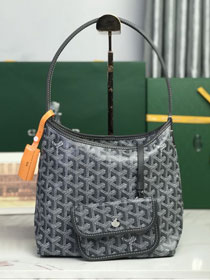 Goyard original canvas hobo boheme mini bag GY0143 grey