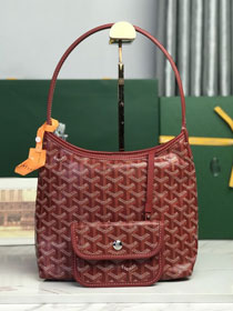 Goyard original canvas hobo boheme mini bag GY0143 red