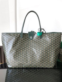 Goyard original canvas saint louis GM bag GY0083 dark green