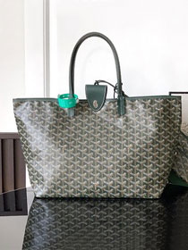 Goyard original canvas saint louis PM bag GY0082 dark green