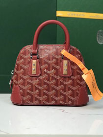 Goyard original canvas vendome nano bag GY0141 red