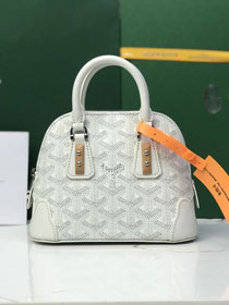 Goyard original canvas vendome nano bag GY0141 white