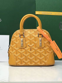 Goyard original canvas vendome nano bag GY0141 yellow