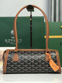 Goyard original canvas bonbonniere bag GY0144 black&brown