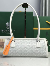 Goyard original canvas bonbonniere bag GY0144 white