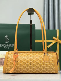 Goyard original canvas bonbonniere bag GY0144 yellow