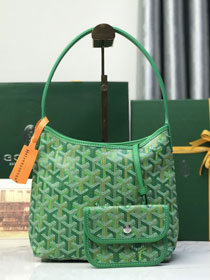 Goyard original canvas hobo boheme mini bag GY0143 meadow green