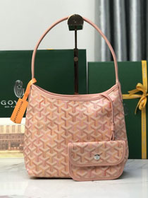 Goyard original canvas hobo boheme mini bag GY0143 powder pink