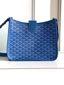 Goyard original canvas musette pm bag GY0145 blue