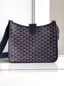 Goyard original canvas musette pm bag GY0145 dark blue